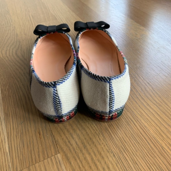 SOLD J. Crew Pointed-toe flats in snowy Stewart tartan - Picture 10 of 15